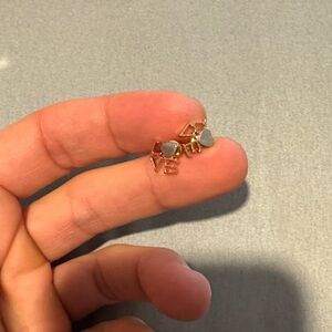 bebe Gold and Silver Geometric Earrings